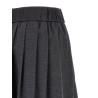 Skirt with elastic