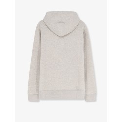 Hooded cotton blend sweatshirt