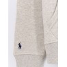 Hooded cotton blend sweatshirt