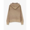Cotton sweatshirt with front embroidered logo