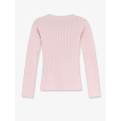 Mxmgioiosa ribbed wool and cashmer ecardigan