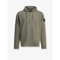 Organic cotton sweatshirt with lateral Logo patch