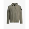 Organic cotton sweatshirt with lateral Logo patch