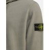 Organic cotton sweatshirt with lateral Logo patch