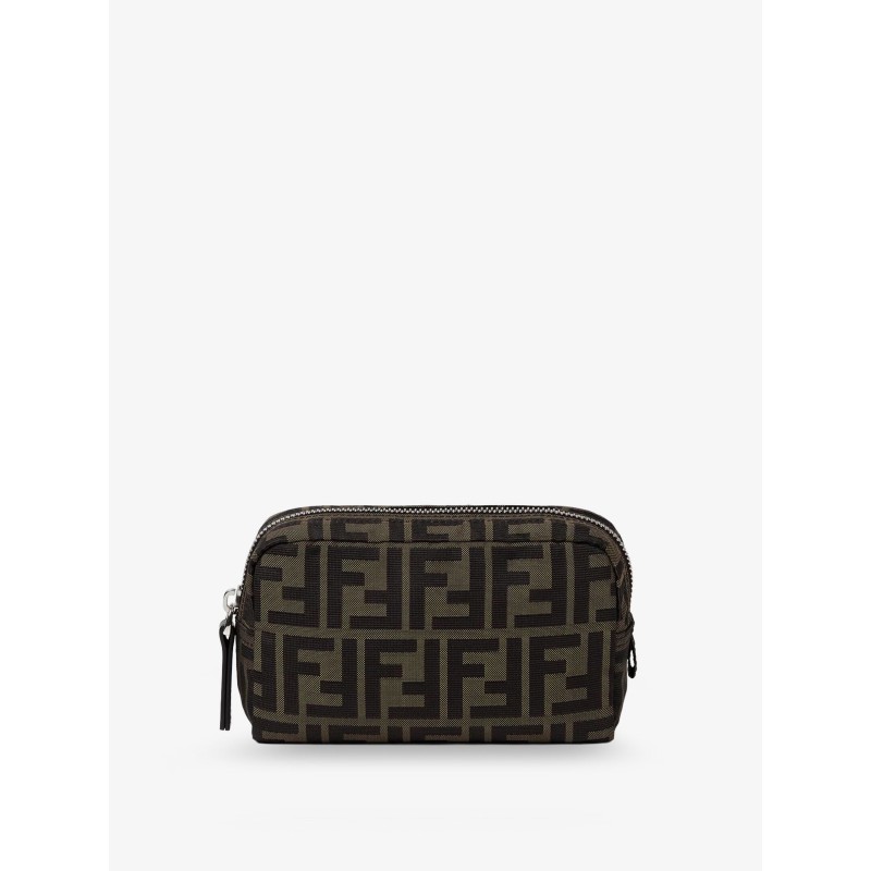 FF technical fabric clutch bag