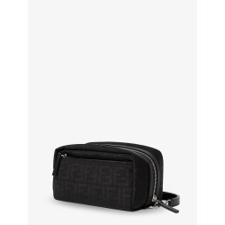 FF Zucca jacquard fabric clutch bag