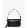 Zip Top Small vintage-effect leather shoulder bag