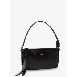 Zip Top Small vintage-effect leather shoulder bag