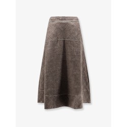 Janelle linen blend skirt