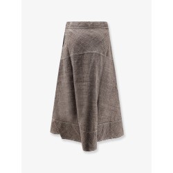 Janelle linen blend skirt