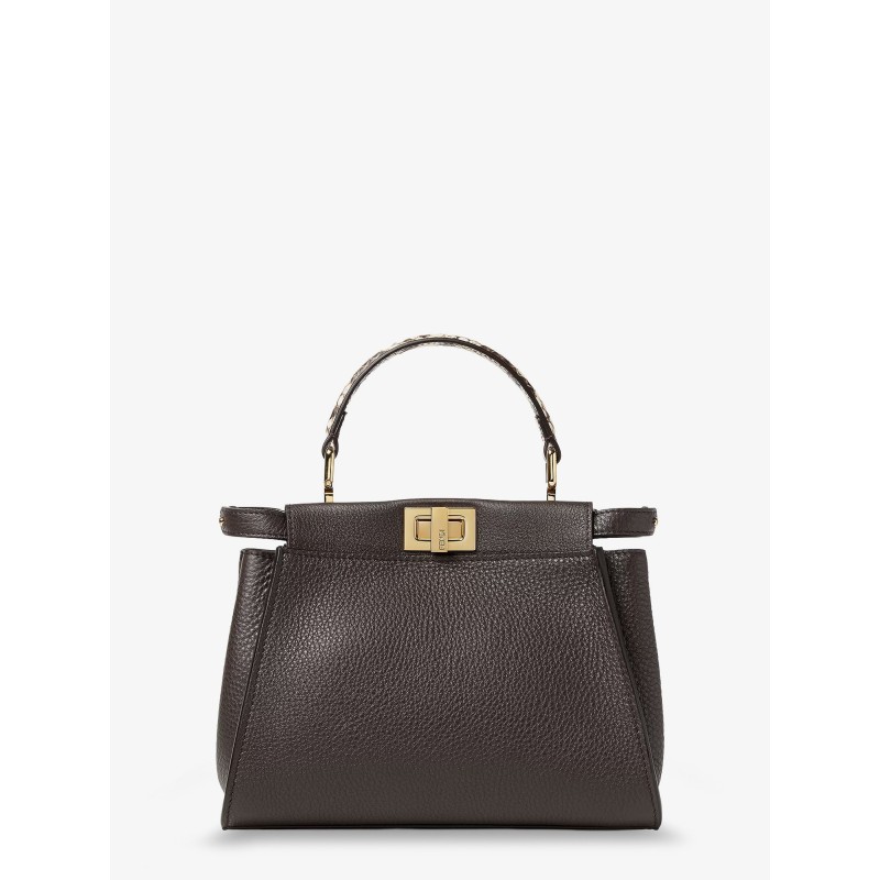 Peekaboo Mini hammered leather handbag