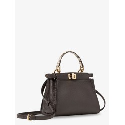 Peekaboo Mini hammered leather handbag