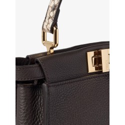 Peekaboo Mini hammered leather handbag
