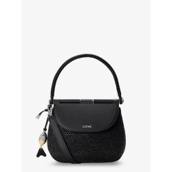 Paula's Ibiza -Pescador raffia and leather handbag