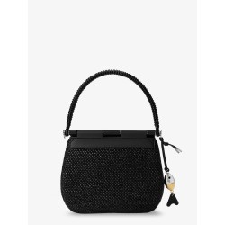 Paula's Ibiza -Pescador raffia and leather handbag