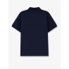 Piqué cotton polo shirt with Cassandre embroidery