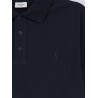 Piqué cotton polo shirt with Cassandre embroidery