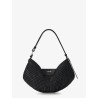 Paula's Ibiza-Swing raffia and leather shoulder bag