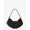 Paula's Ibiza-Swing raffia and leather shoulder bag