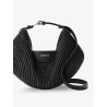 Paula's Ibiza-Swing raffia and leather shoulder bag