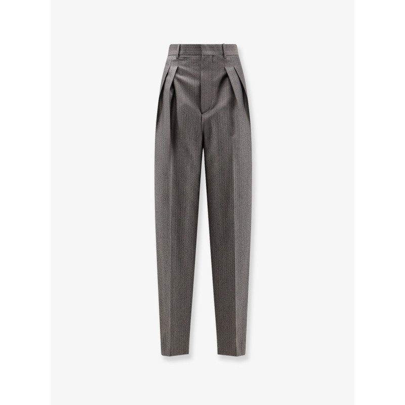 Wool and mohair trousers