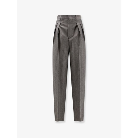 Wool and mohair trousers