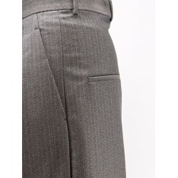 Wool and mohair trousers