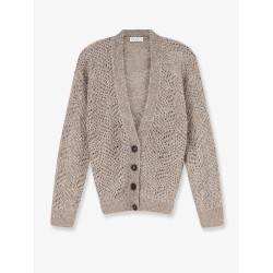 Mohair blend cardigan with iconic Dazzling motif