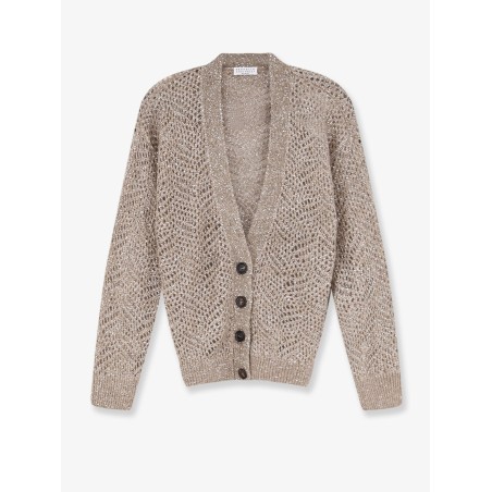 Mohair blend cardigan with iconic Dazzling motif