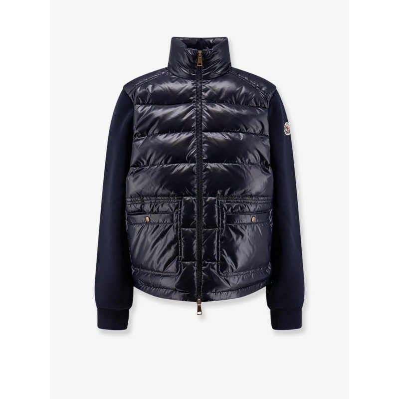 Padded jacket with fabric details