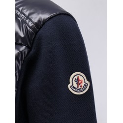 Padded jacket with fabric details