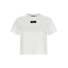 Logo patch crop T-shirt