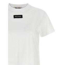 Logo patch crop T-shirt