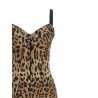 Animal-Print Corset Dress