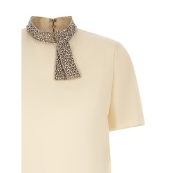 Valentino Garavani jewel collar top
