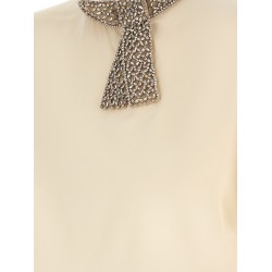 Valentino Garavani jewel collar top