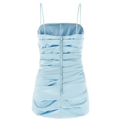 Stretch satin dress