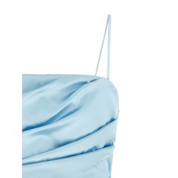 Stretch satin dress