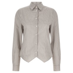Pointed hem shirt