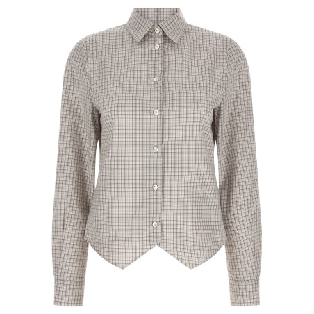 Pointed hem shirt