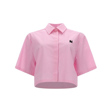 CAMICIA CROP CON LOGO
