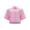 CAMICIA CROP CON LOGO