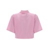 CAMICIA CROP CON LOGO