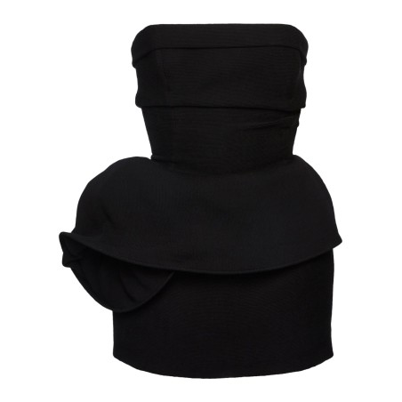 MINI DRESS WITH DRAPE