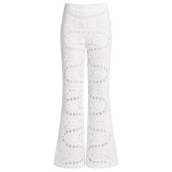 PANTALONE "STERN" CON MOTIVO TRAFORATO