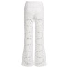 PANTALONE "STERN" CON MOTIVO TRAFORATO