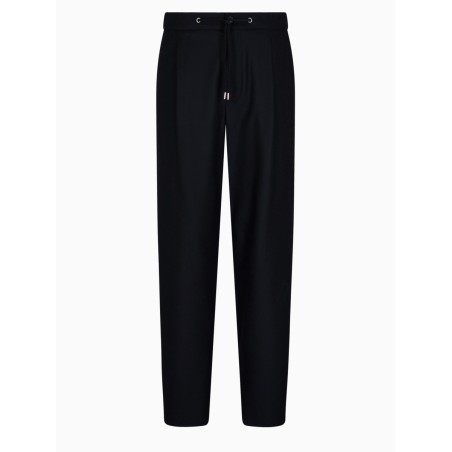 PANTALONE IN DRAP DI CASHMERE STRETCH