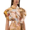 SHORT OVERALLS WITH "ASCENSION" LAPELS