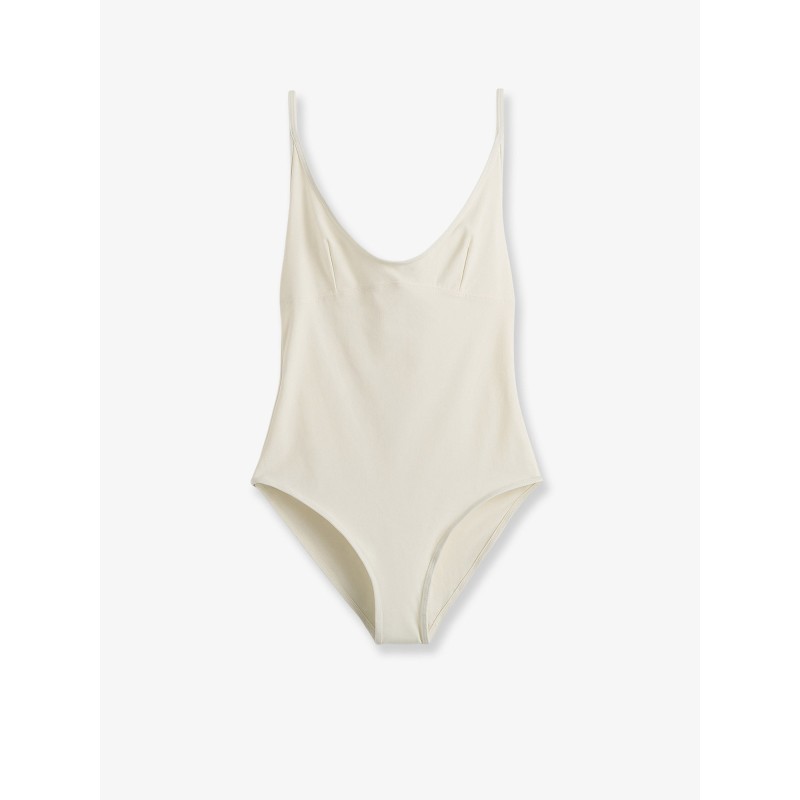 Nylon Scoop One-Piece Swimsuit
