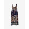 Dress with iconic multicolor print